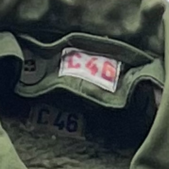 Vintage field coat Swedish Military Jacket C46 Army 70s Paratrooper Liner - Picture 3 of 4